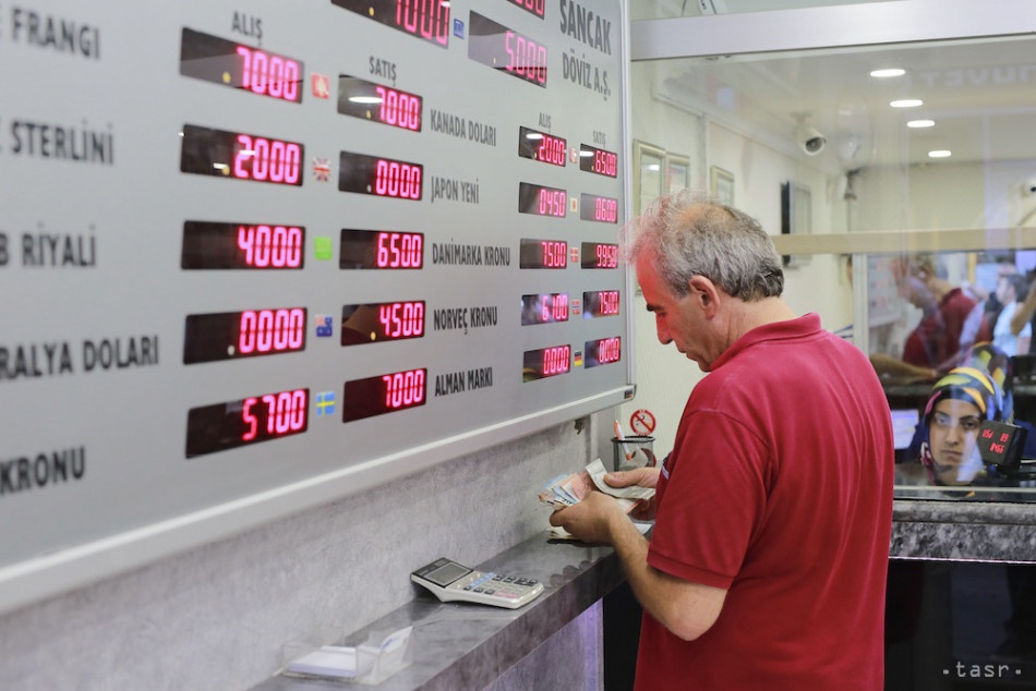 Turecká líra klesla na nové historické minimum